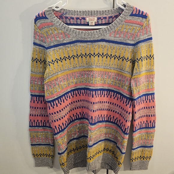 Mossimo Supply Co. Multicolor Striped Sweater - Picture 1 of 6